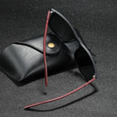 Óculos de Sol Polarizados Quadrados Vintage de Luxo