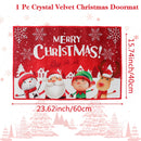 Tapete de Natal com Papai Noel para Porta