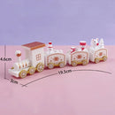 Mini Trem de Natal de Plástico - Brinquedo de Trem de Natal